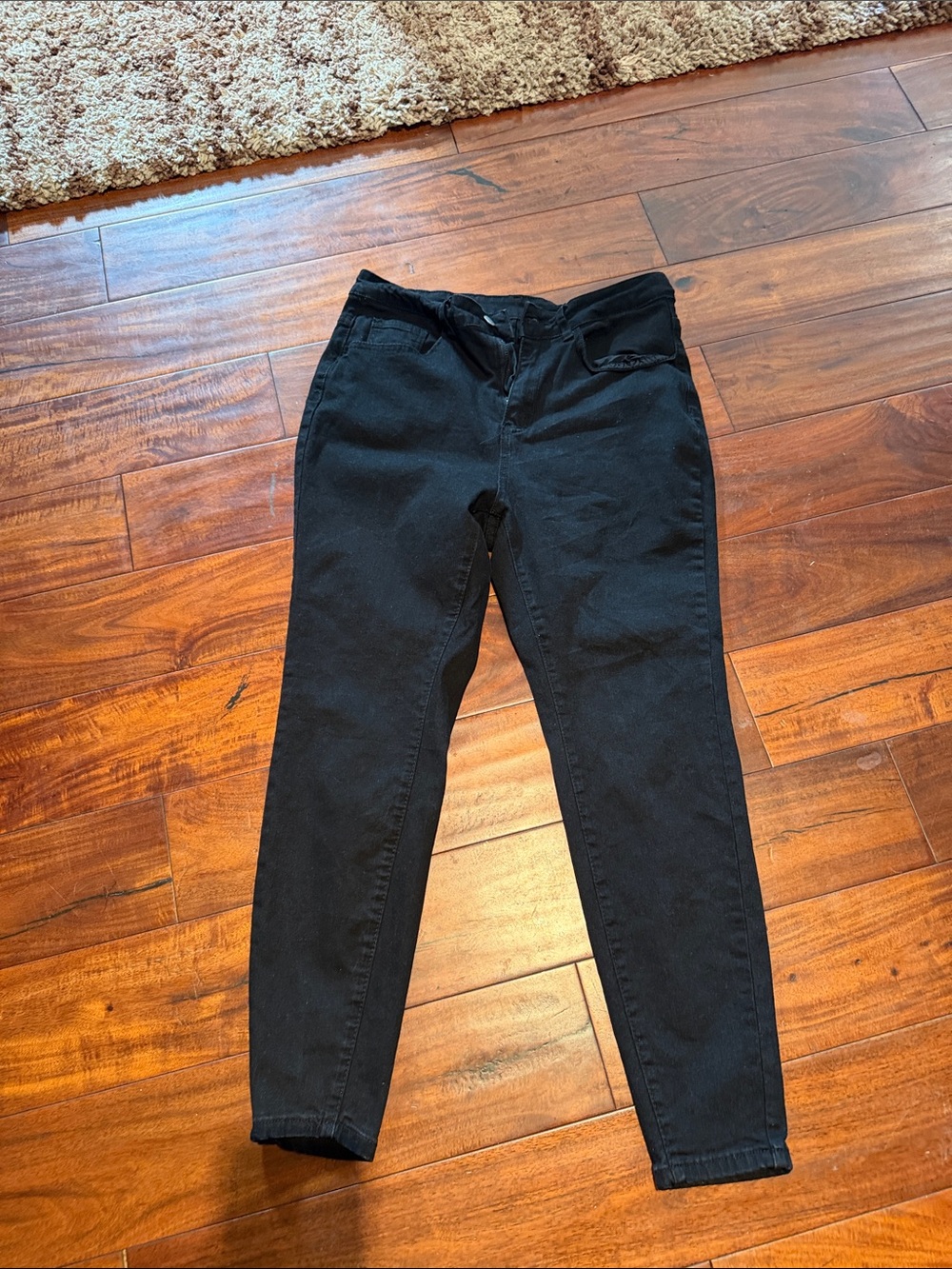 SHEIN Black Stretch Slim Jeggings size Xl fits like 12